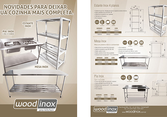 Catálogo de produtos.